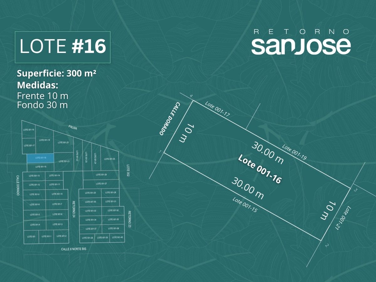 Plano lote 16