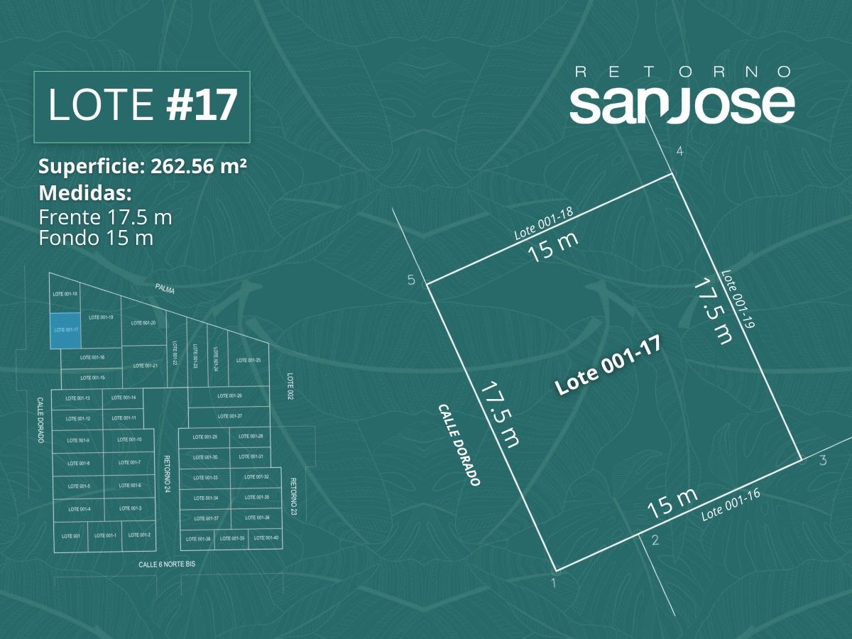 Plano lote 17