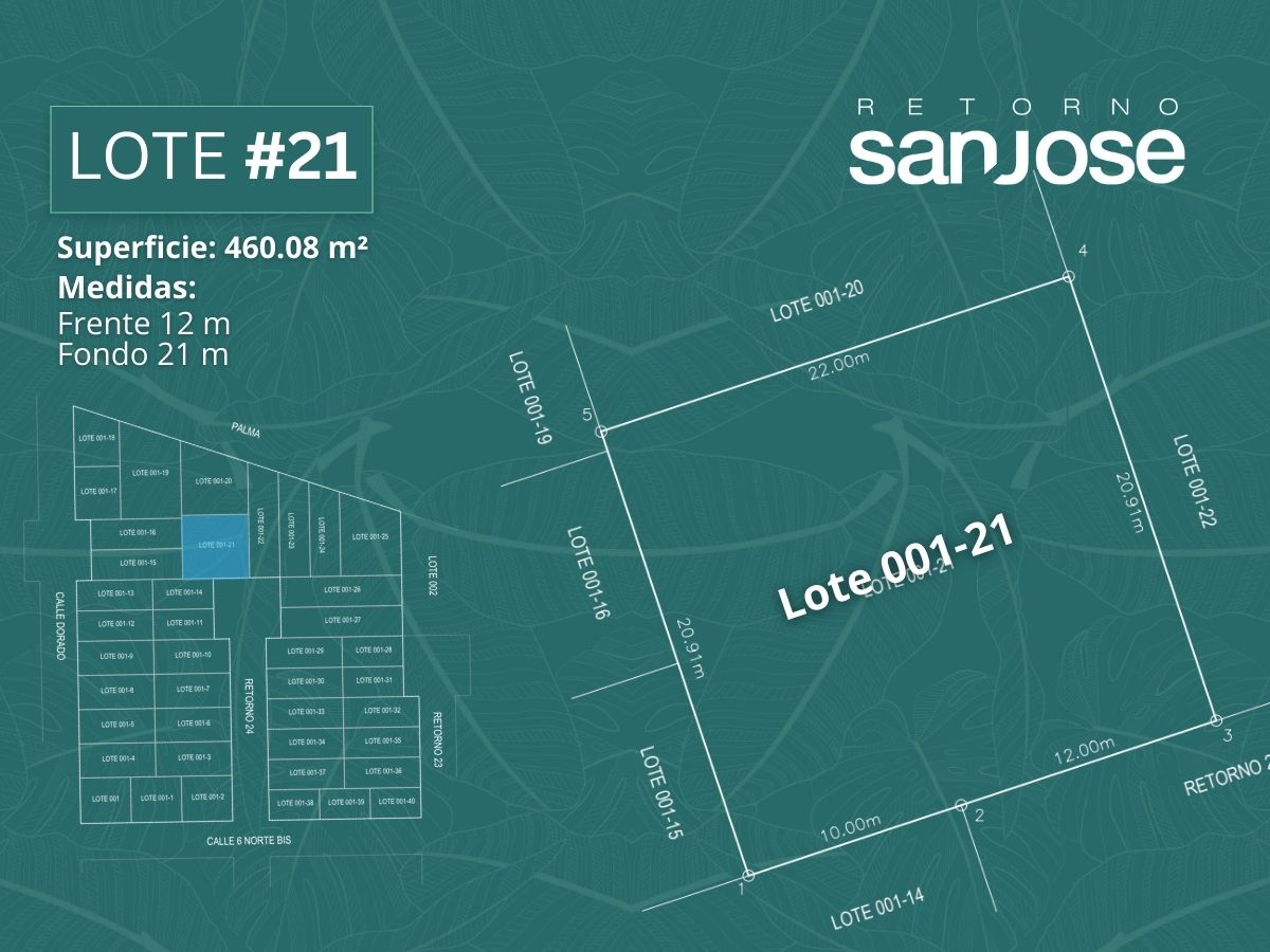 Plano lote 21