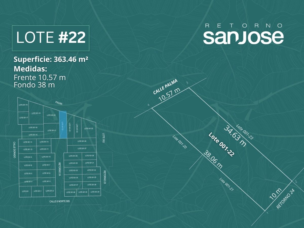 Plano lote 22