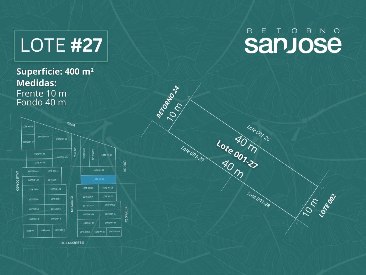 Plano lote 27