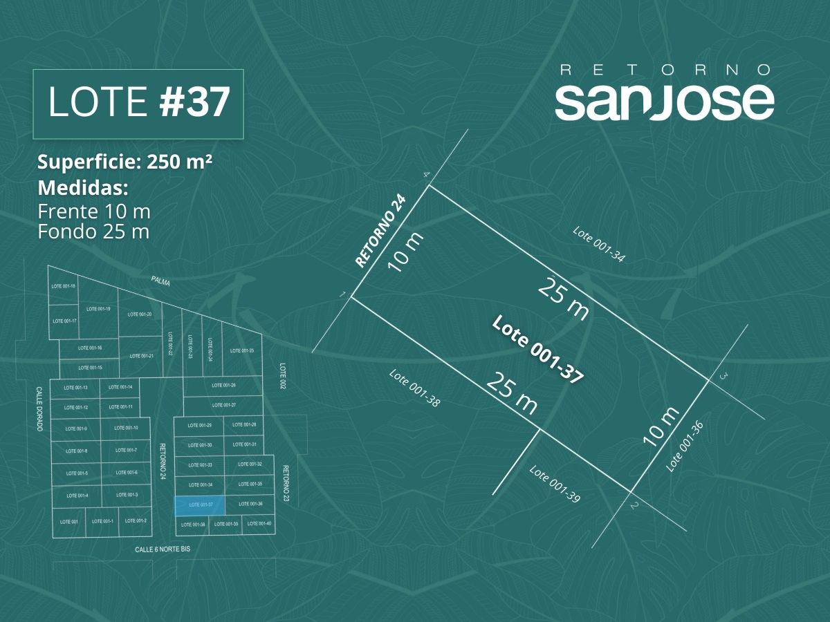 Plano lote 37