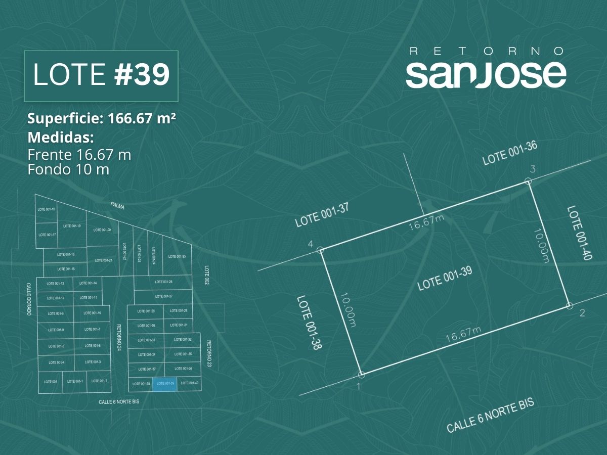 Plano lote 39