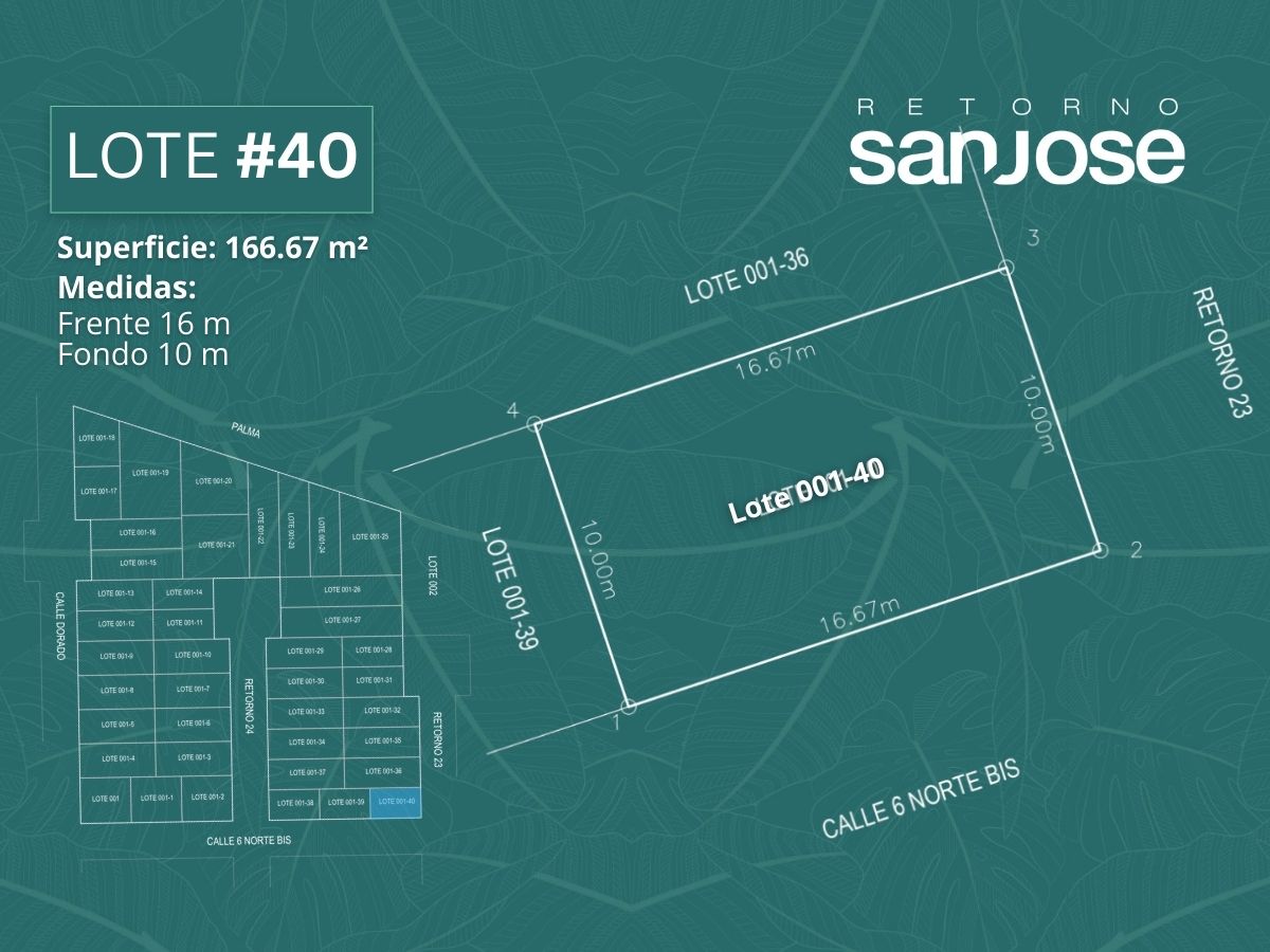 Plano lote 40
